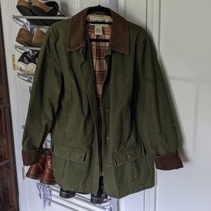 L.L. Bean Adirondack Flannel-Lined Barn Coat
